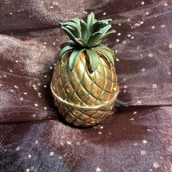 Decorative Pineapple Trinket Box - Picture 1 of 5